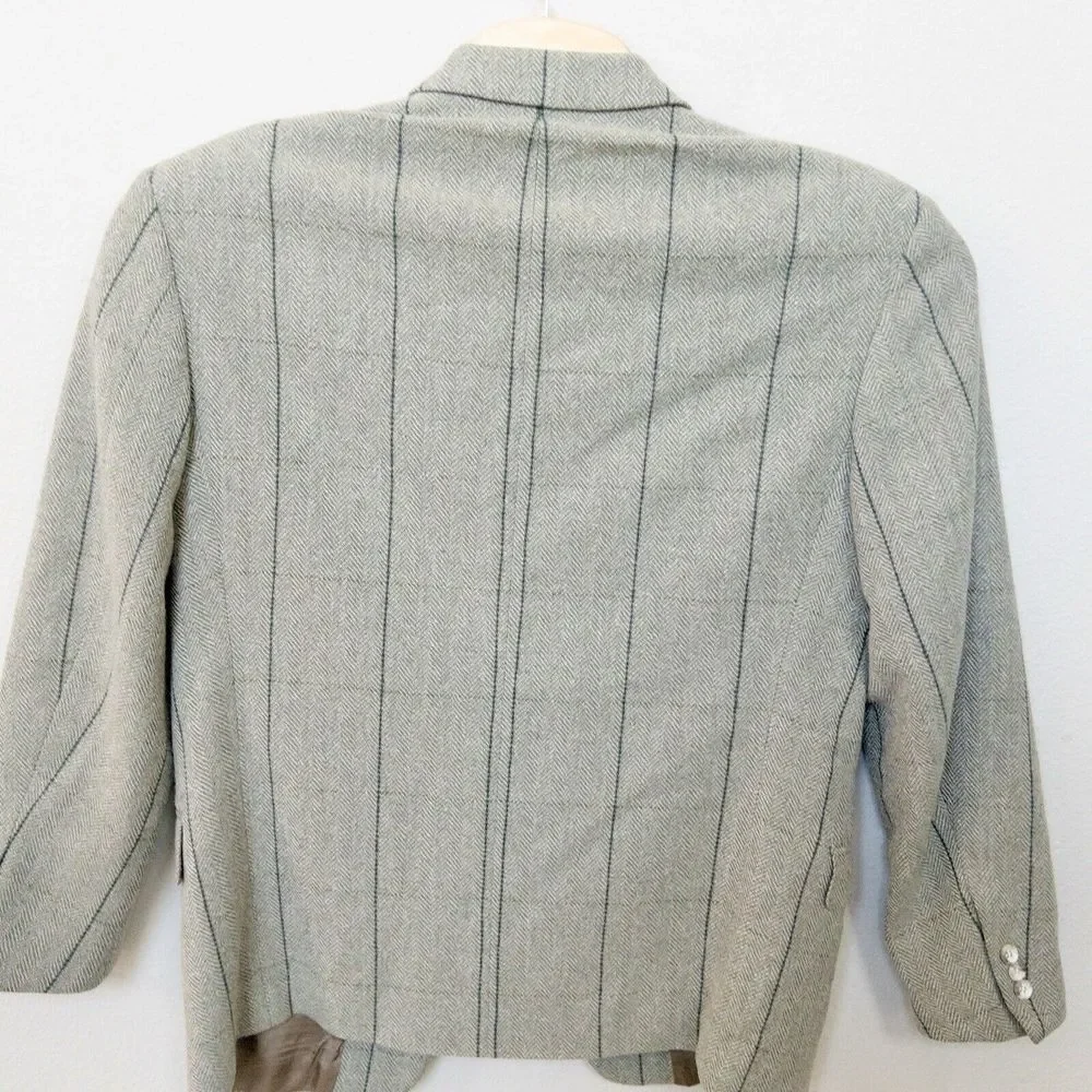 Vintage Hugo Boss‎ Sports Coat 100% Wool Swiss Made Mens 40R